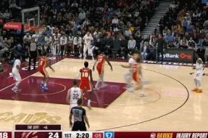 今天投篮有谱!大球追身空位三分+底角急停中投自信出手都命中!